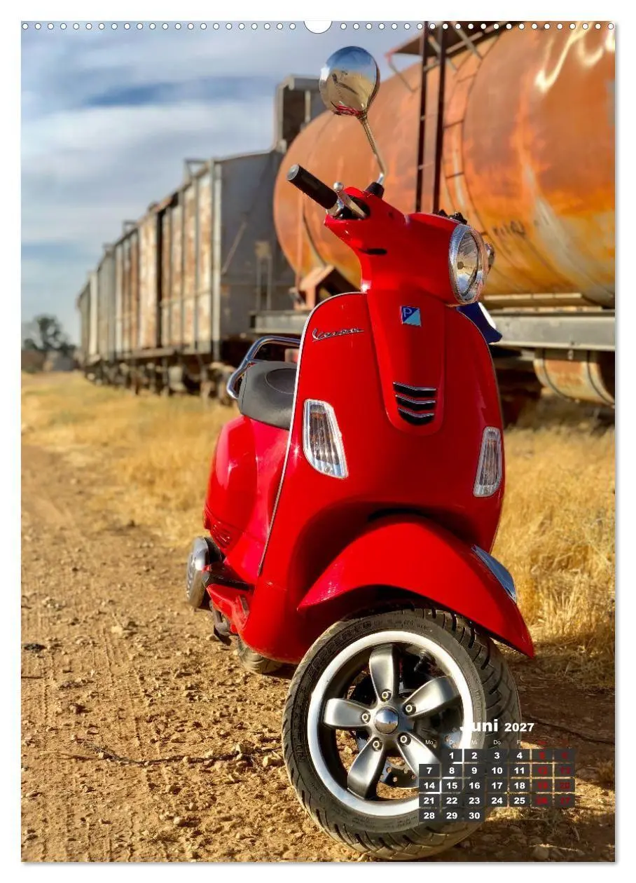 Bild: 9783569282810 | Die Liebe zur Vespa (hochwertiger Premium Wandkalender 2027 DIN A2...