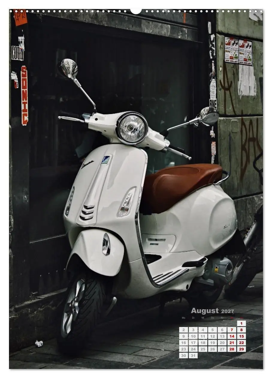 Bild: 9783569282810 | Die Liebe zur Vespa (hochwertiger Premium Wandkalender 2027 DIN A2...