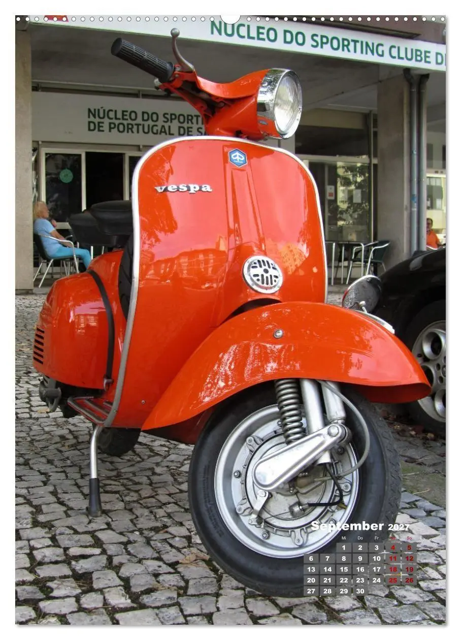Bild: 9783569282810 | Die Liebe zur Vespa (hochwertiger Premium Wandkalender 2027 DIN A2...