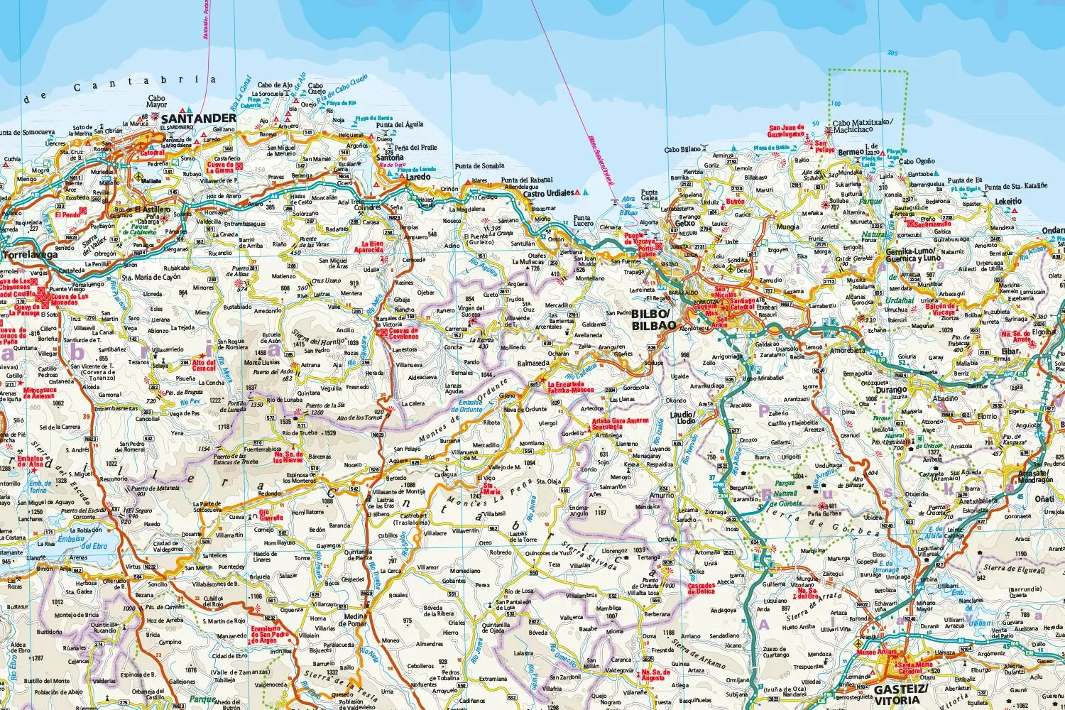 Bild: 9783831772810 | Reise Know-How Landkarte Spanien Nord mit Jakobsweg / Northern...