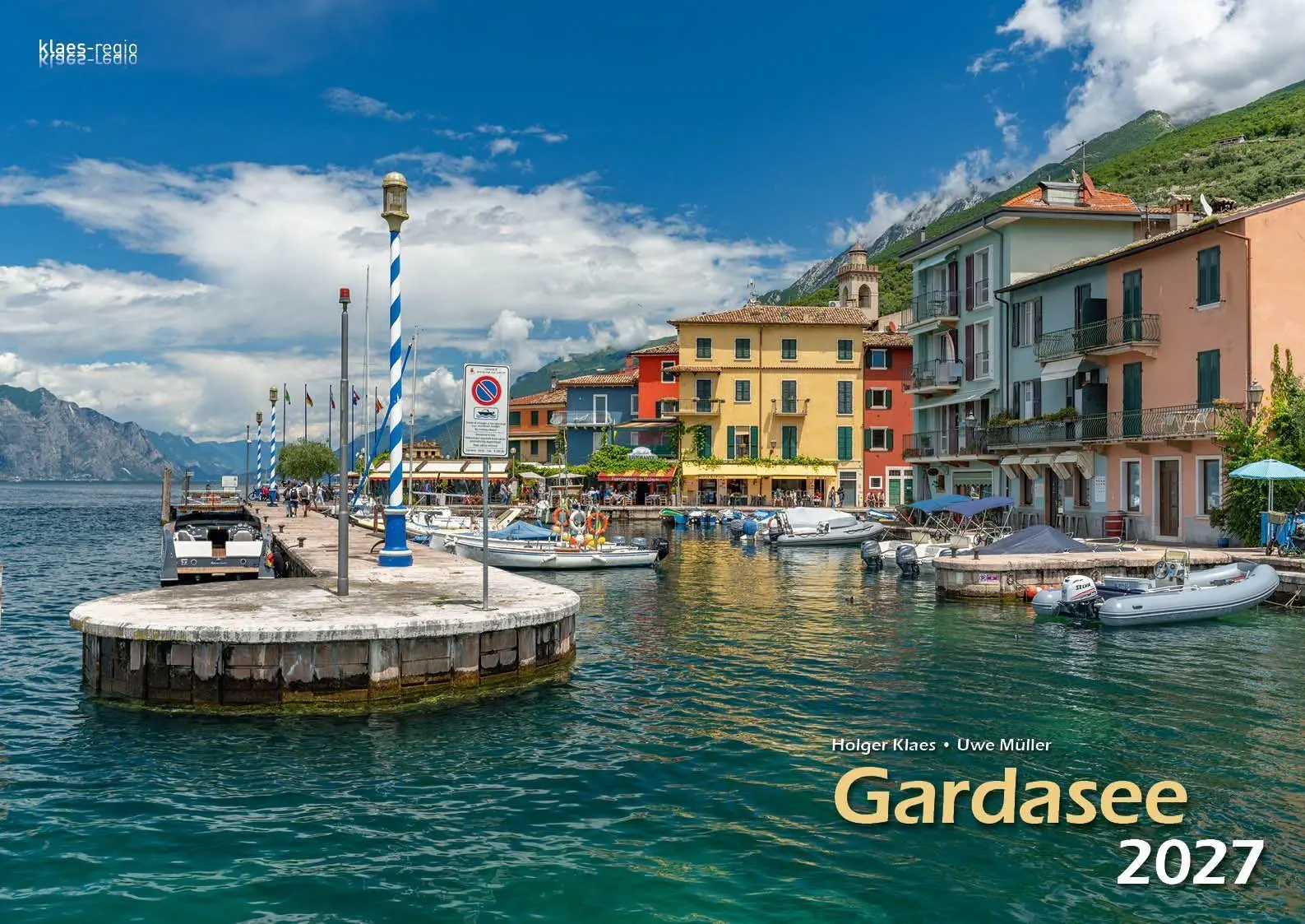 Cover: 9783965352810 | Gardasee 2027 Bildkalender A3 cm quer, spiralgebunden | Holger Klaes