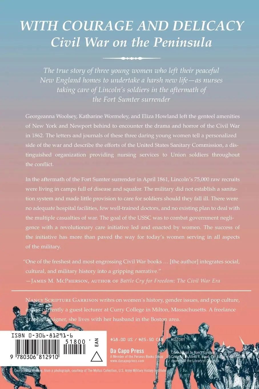Rückseite: 9780306812910 | With Courage and Delicacy | Nancy Scripture Garrison | Taschenbuch