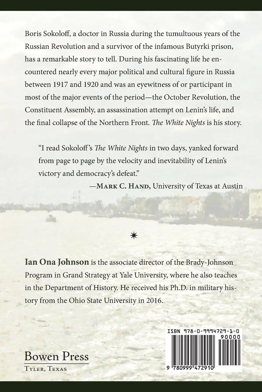 Rückseite: 9780999472910 | The White Nights | Pages from a Russian Doctor's Notebook | Sokoloff