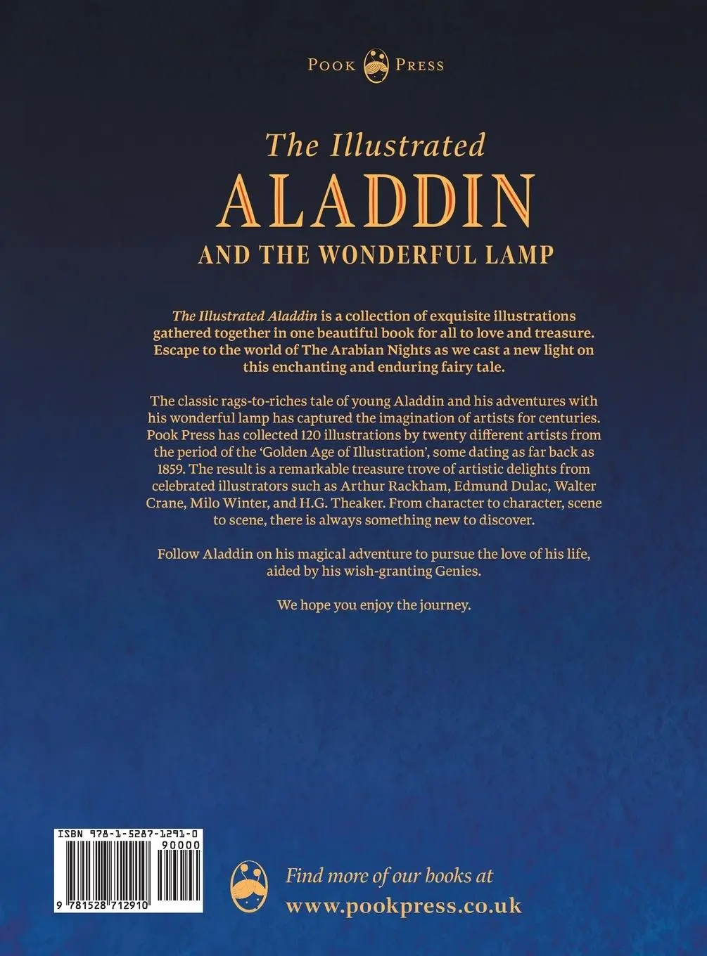 Rückseite: 9781528712910 | The Illustrated Aladdin and the Wonderful Lamp | Andrew Lang | Buch