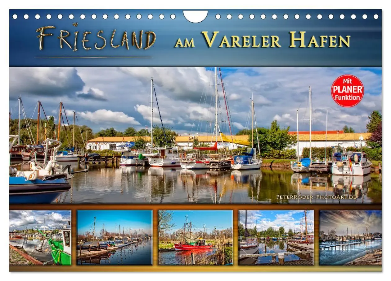 Cover: 9783516182910 | Friesland - am Vareler Hafen (Wandkalender 2026 DIN A4 quer),...