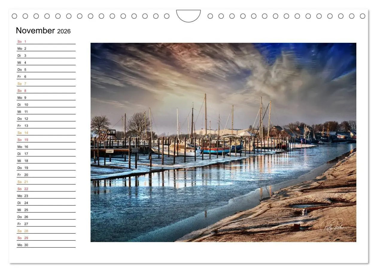 Bild: 9783516182910 | Friesland - am Vareler Hafen (Wandkalender 2026 DIN A4 quer),...