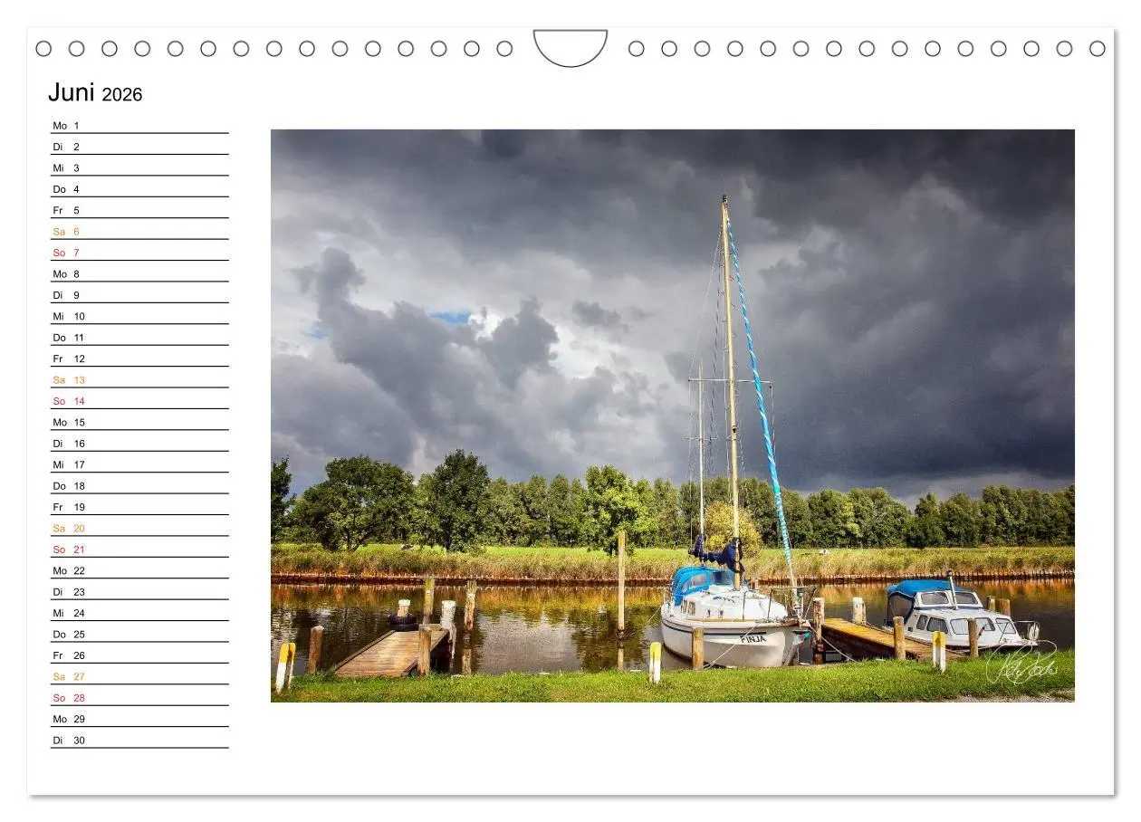 Bild: 9783516182910 | Friesland - am Vareler Hafen (Wandkalender 2026 DIN A4 quer),...