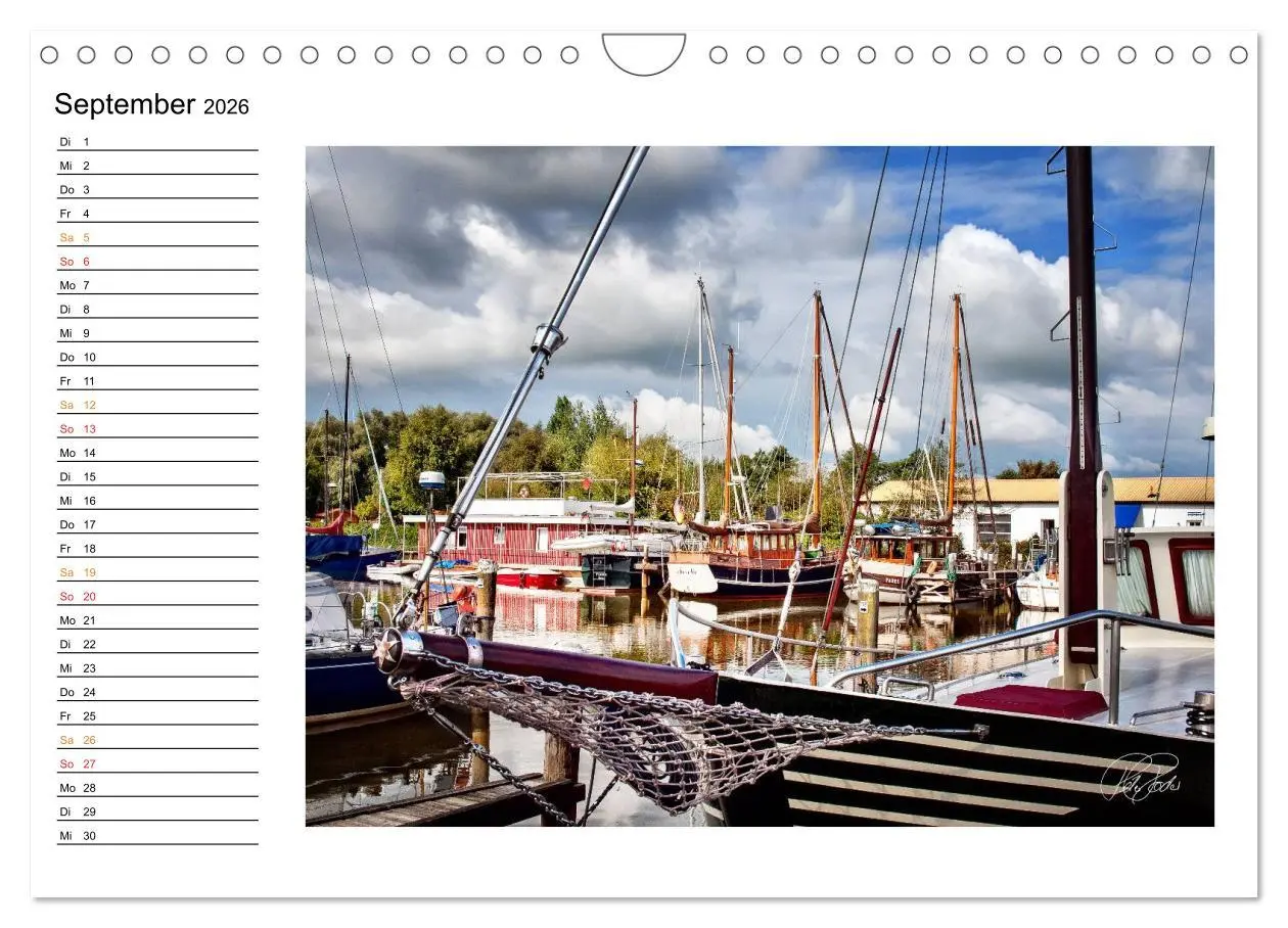 Bild: 9783516182910 | Friesland - am Vareler Hafen (Wandkalender 2026 DIN A4 quer),...