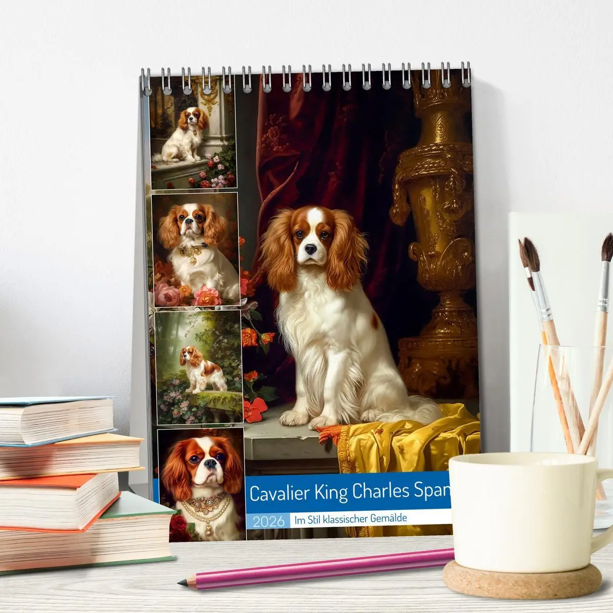 Bild: 9783516322910 | Cavalier King Charles Spaniel (Tischkalender 2026 DIN A5 hoch),...