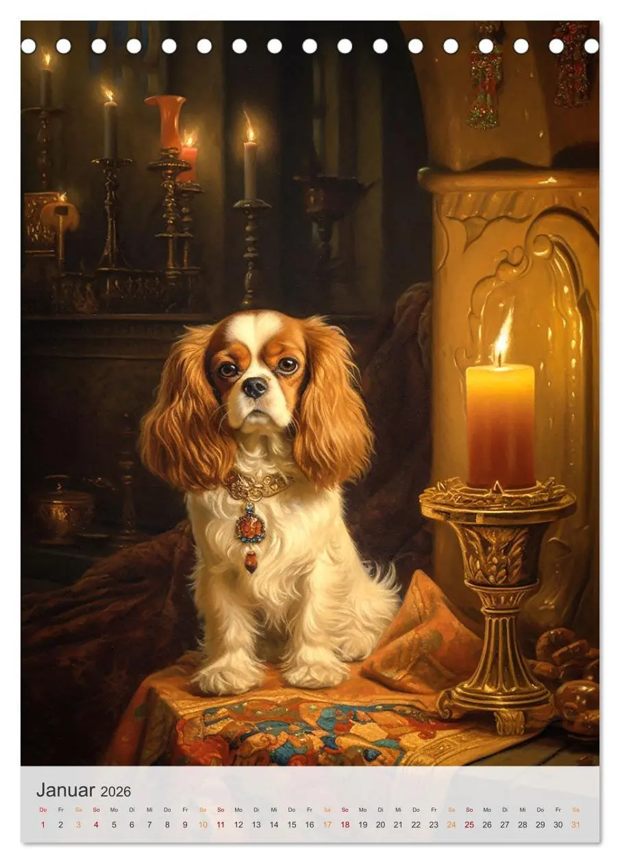 Bild: 9783516322910 | Cavalier King Charles Spaniel (Tischkalender 2026 DIN A5 hoch),...