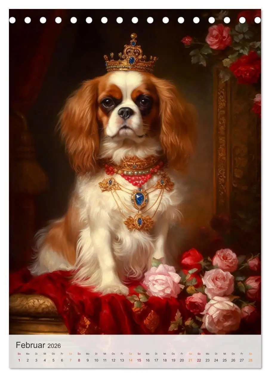 Bild: 9783516322910 | Cavalier King Charles Spaniel (Tischkalender 2026 DIN A5 hoch),...