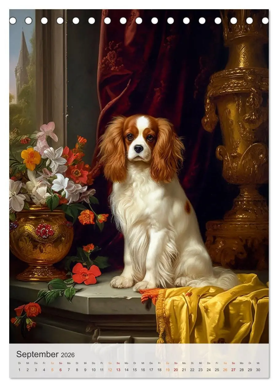 Bild: 9783516322910 | Cavalier King Charles Spaniel (Tischkalender 2026 DIN A5 hoch),...