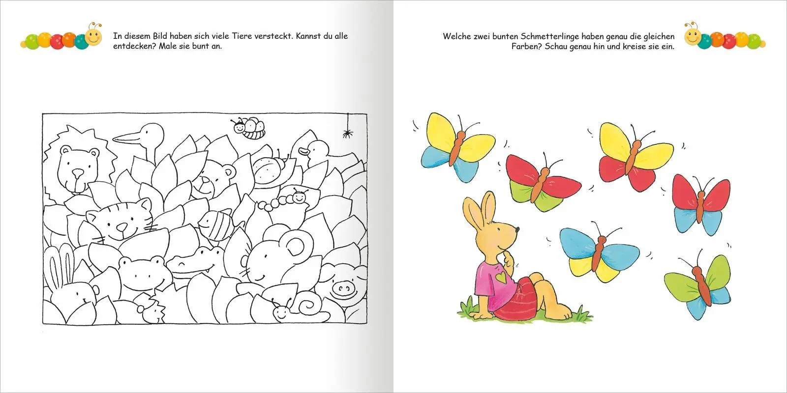 Bild: 9783845862910 | Lernraupe - Mein großes Übungsbuch für den Kindergarten | Taschenbuch