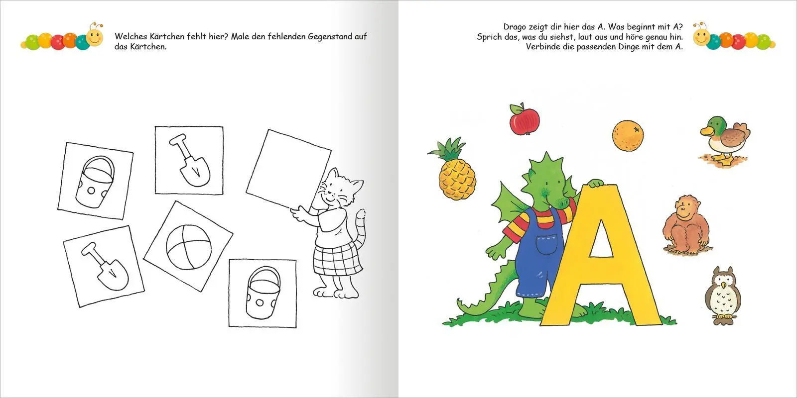 Bild: 9783845862910 | Lernraupe - Mein großes Übungsbuch für den Kindergarten | Taschenbuch