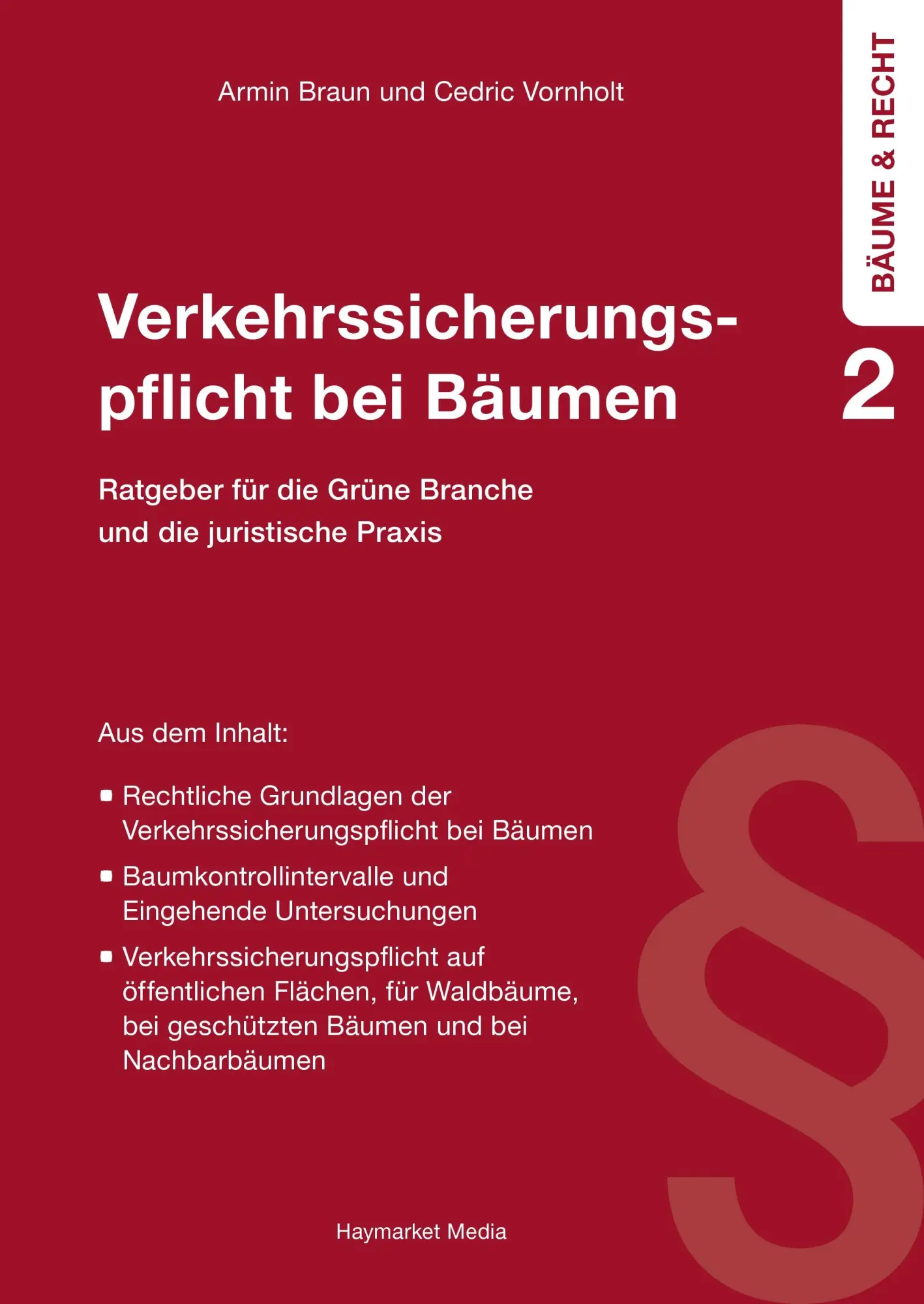 Cover: 9783878152910 | Verkehrssicherungspflicht bei Bäumen | Cedric Vornholt (u. a.) | Buch