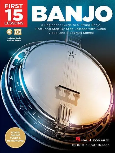 Cover: 9781540003010 | First 15 Lessons - Banjo Book/Online Media | Kristin Scott Benson