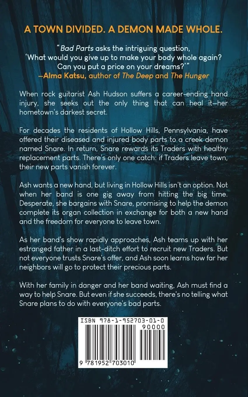 Rückseite: 9781952703010 | Bad Parts | A Supernatural Thriller | Brandon McNulty | Taschenbuch
