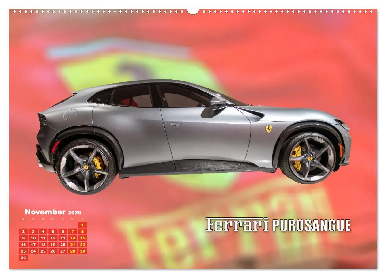 Bild: 9783457503010 | Ferrari - Synonym für Motorsport (Wandkalender 2026 DIN A2 quer),...