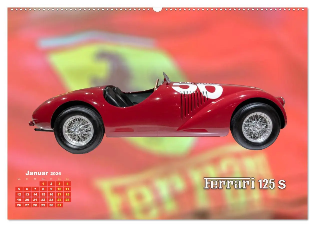 Bild: 9783457503010 | Ferrari - Synonym für Motorsport (Wandkalender 2026 DIN A2 quer),...