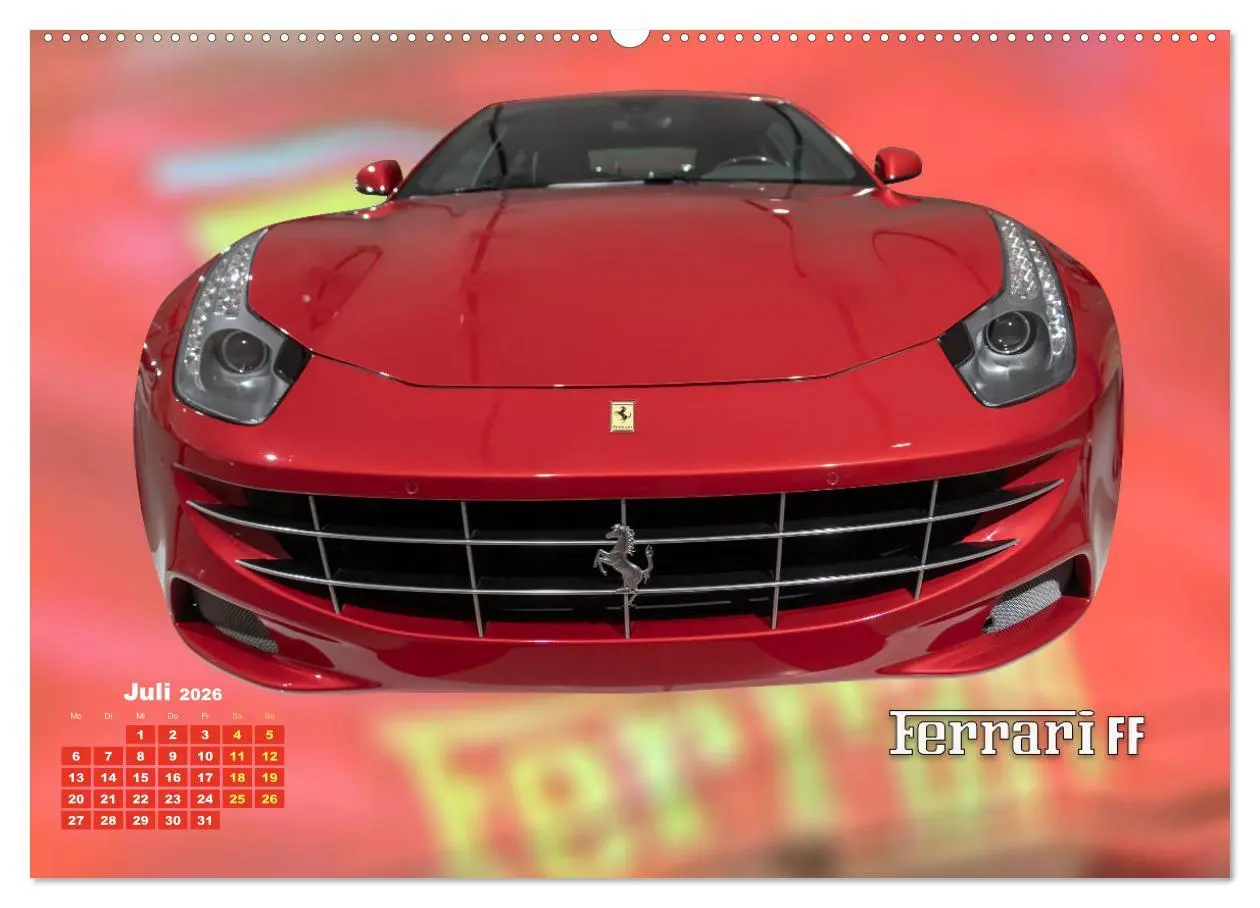 Bild: 9783457503010 | Ferrari - Synonym für Motorsport (Wandkalender 2026 DIN A2 quer),...