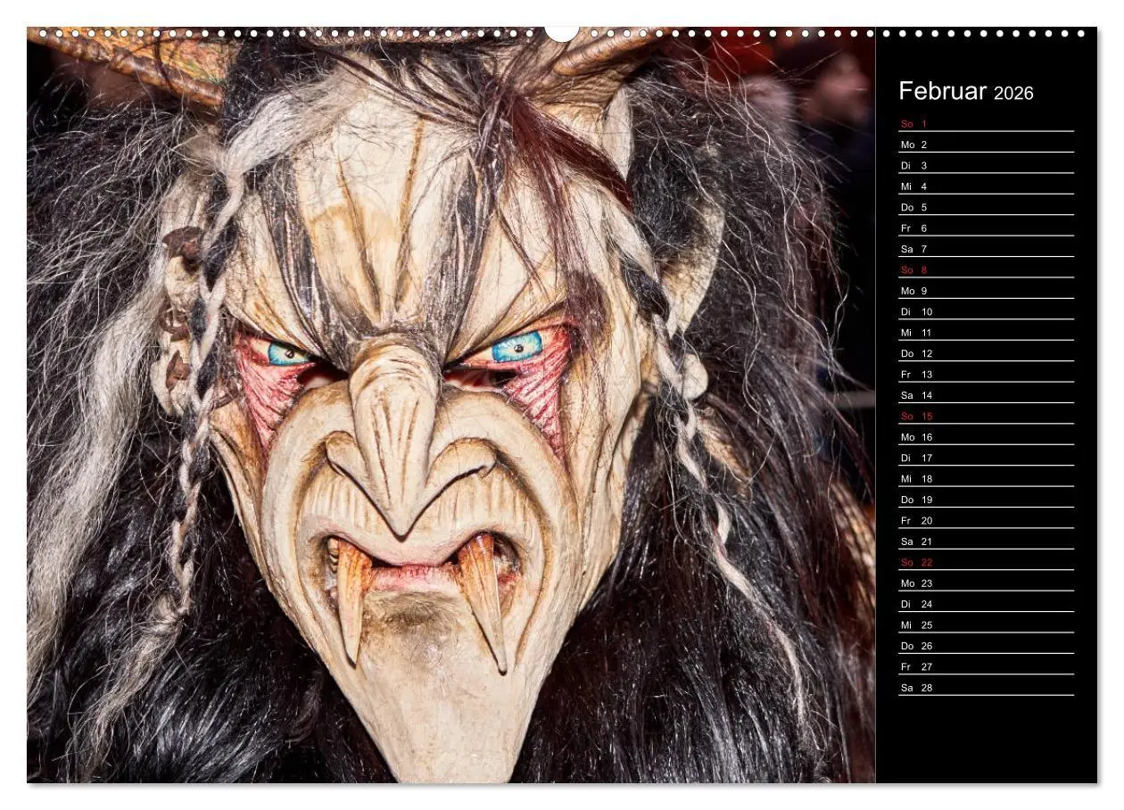 Bild: 9783457743010 | Krampus Kalender 2026 (Wandkalender 2026 DIN A2 quer), CALVENDO...