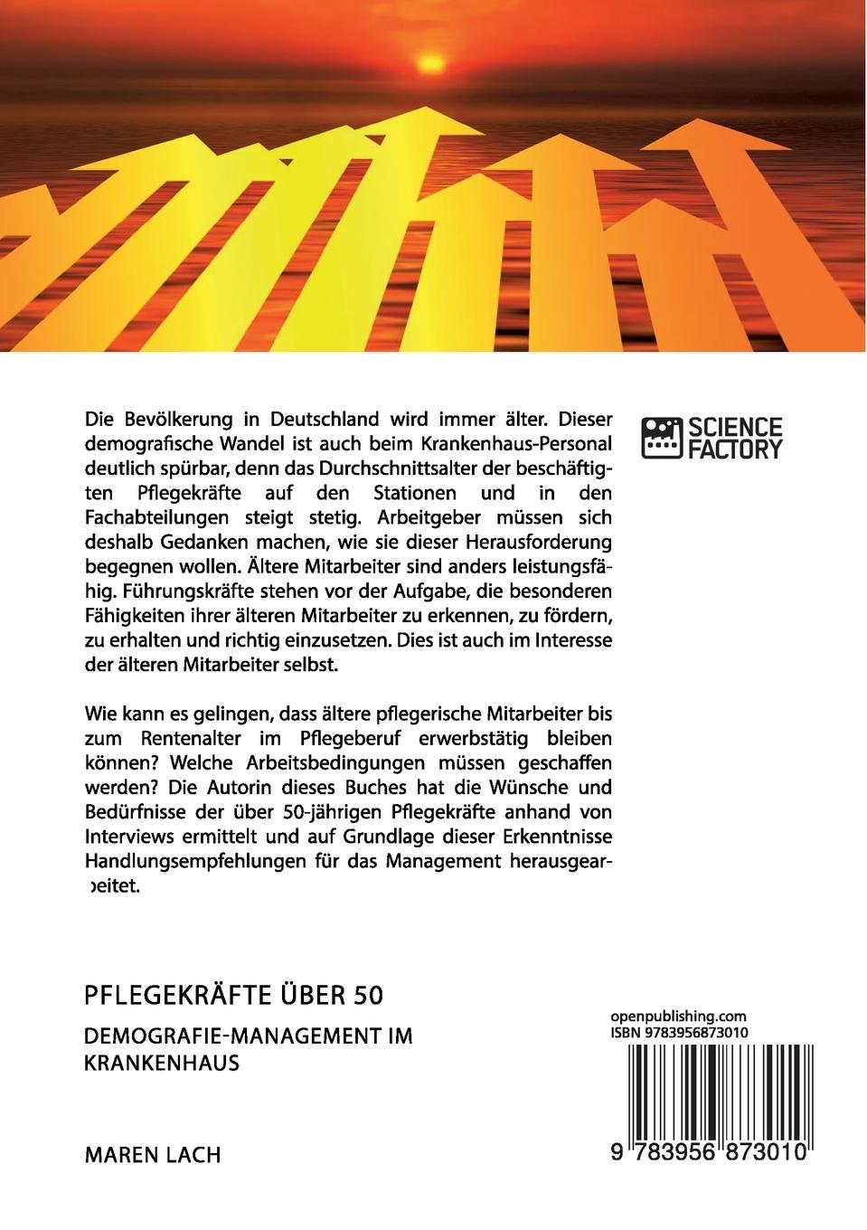 Rückseite: 9783956873010 | Pflegekräfte über 50. Demografie-Management im Krankenhaus | Lach