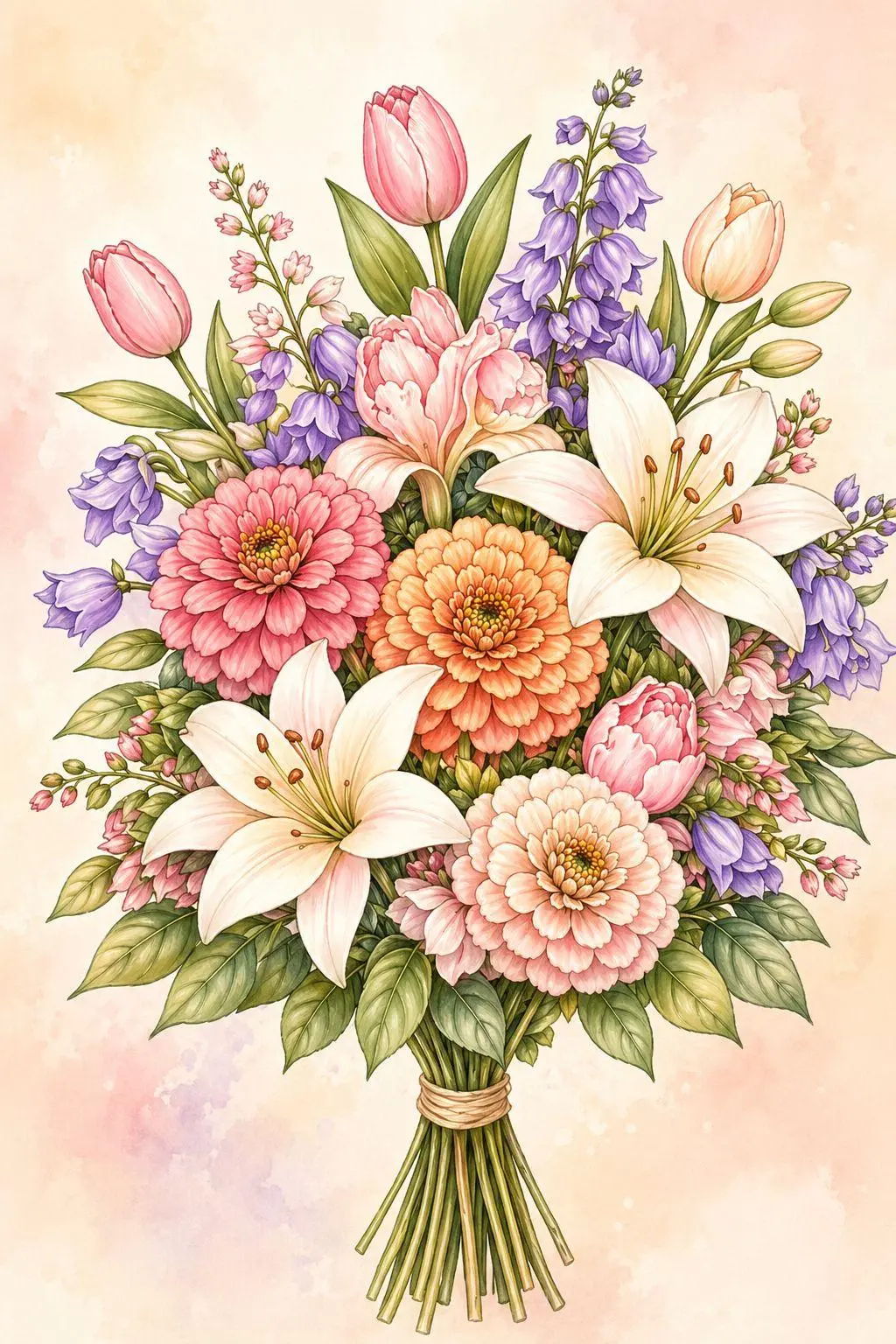 Bild: 9783986573010 | Blumensträuße - Blumen Malbuch für Erwachsene mit 50 schönen...