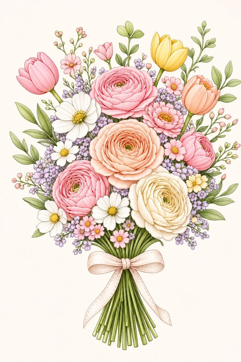 Bild: 9783986573010 | Blumensträuße - Blumen Malbuch für Erwachsene mit 50 schönen...