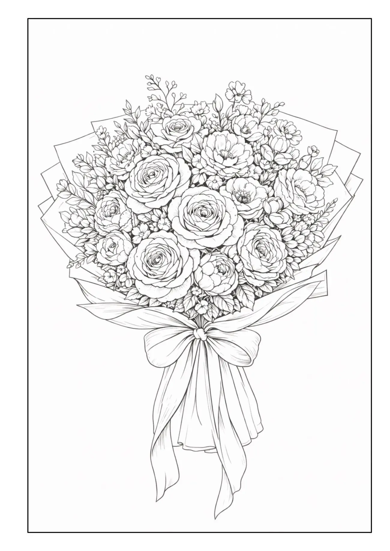 Bild: 9783986573010 | Blumensträuße - Blumen Malbuch für Erwachsene mit 50 schönen...