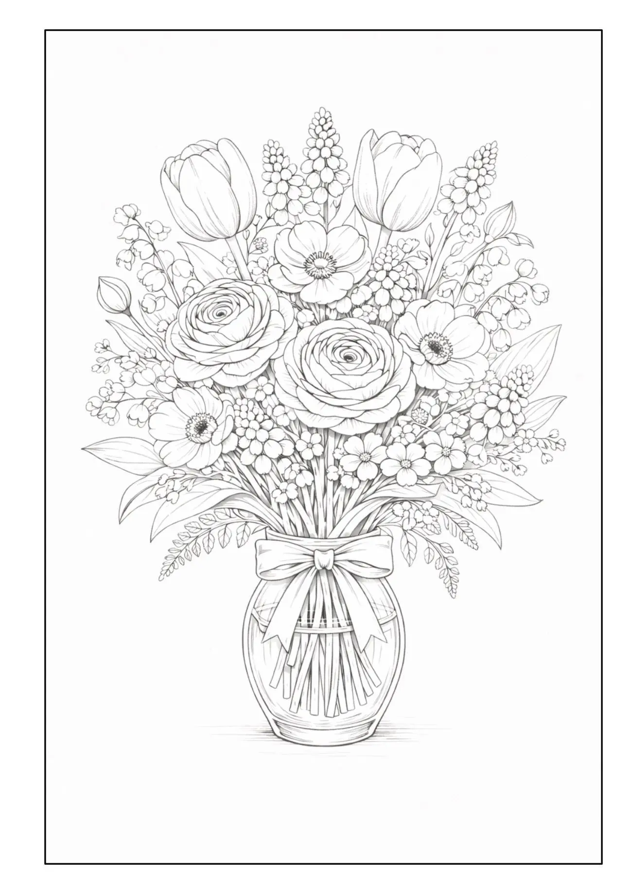 Bild: 9783986573010 | Blumensträuße - Blumen Malbuch für Erwachsene mit 50 schönen...