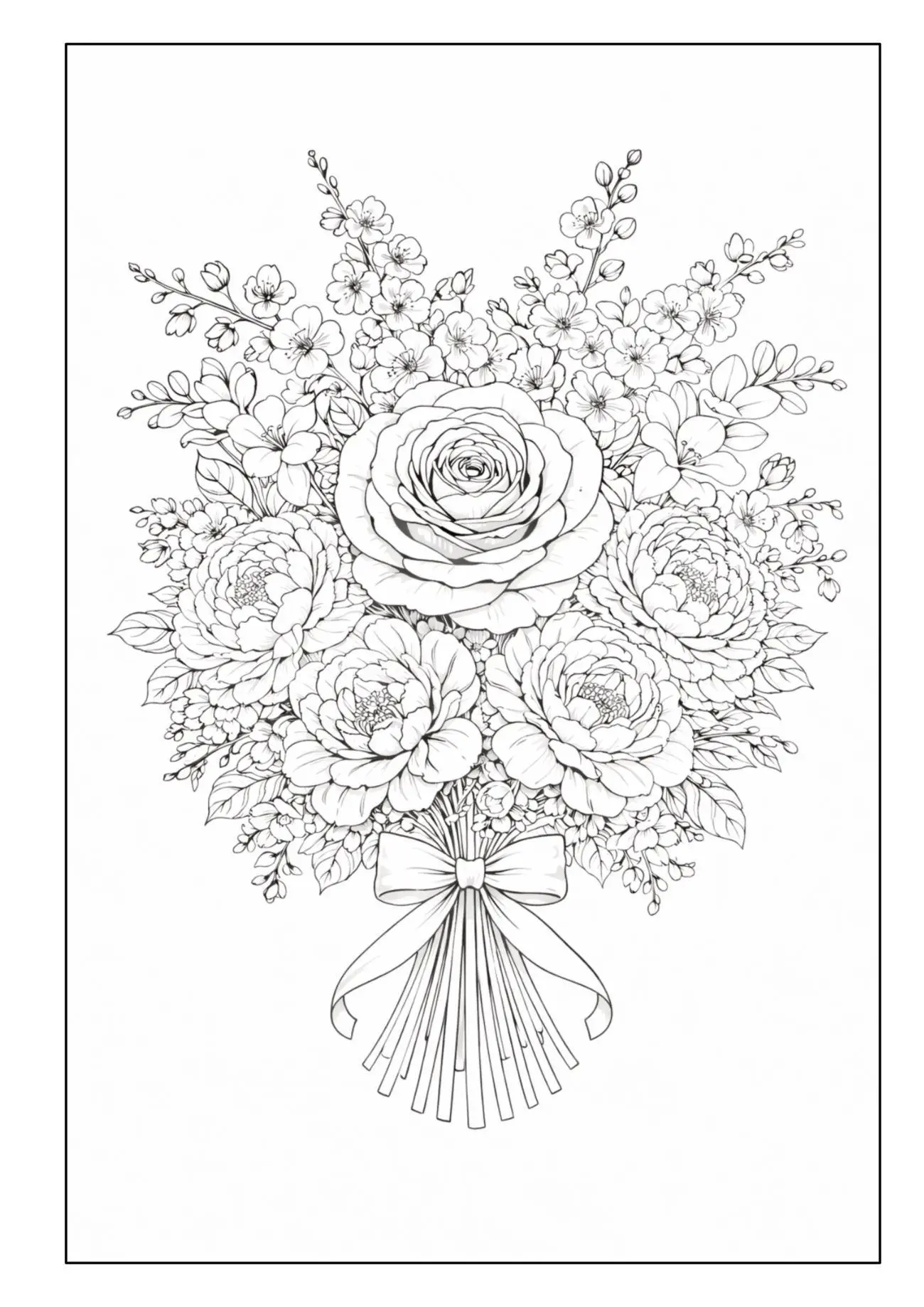 Bild: 9783986573010 | Blumensträuße - Blumen Malbuch für Erwachsene mit 50 schönen...