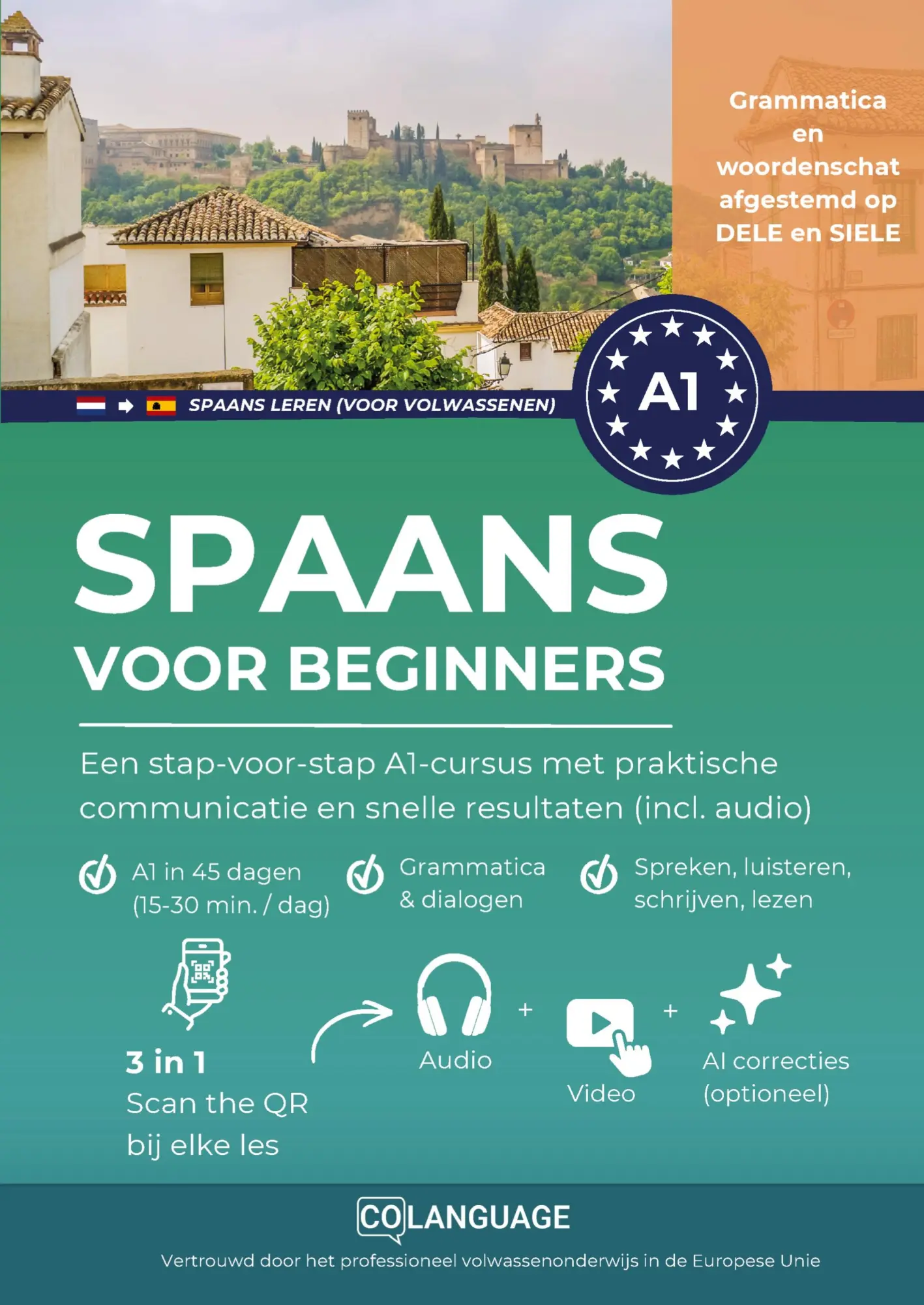 Cover: 9791388253010 | Spaans leren voor beginners - Complete A1-cursus | coLanguage Academy