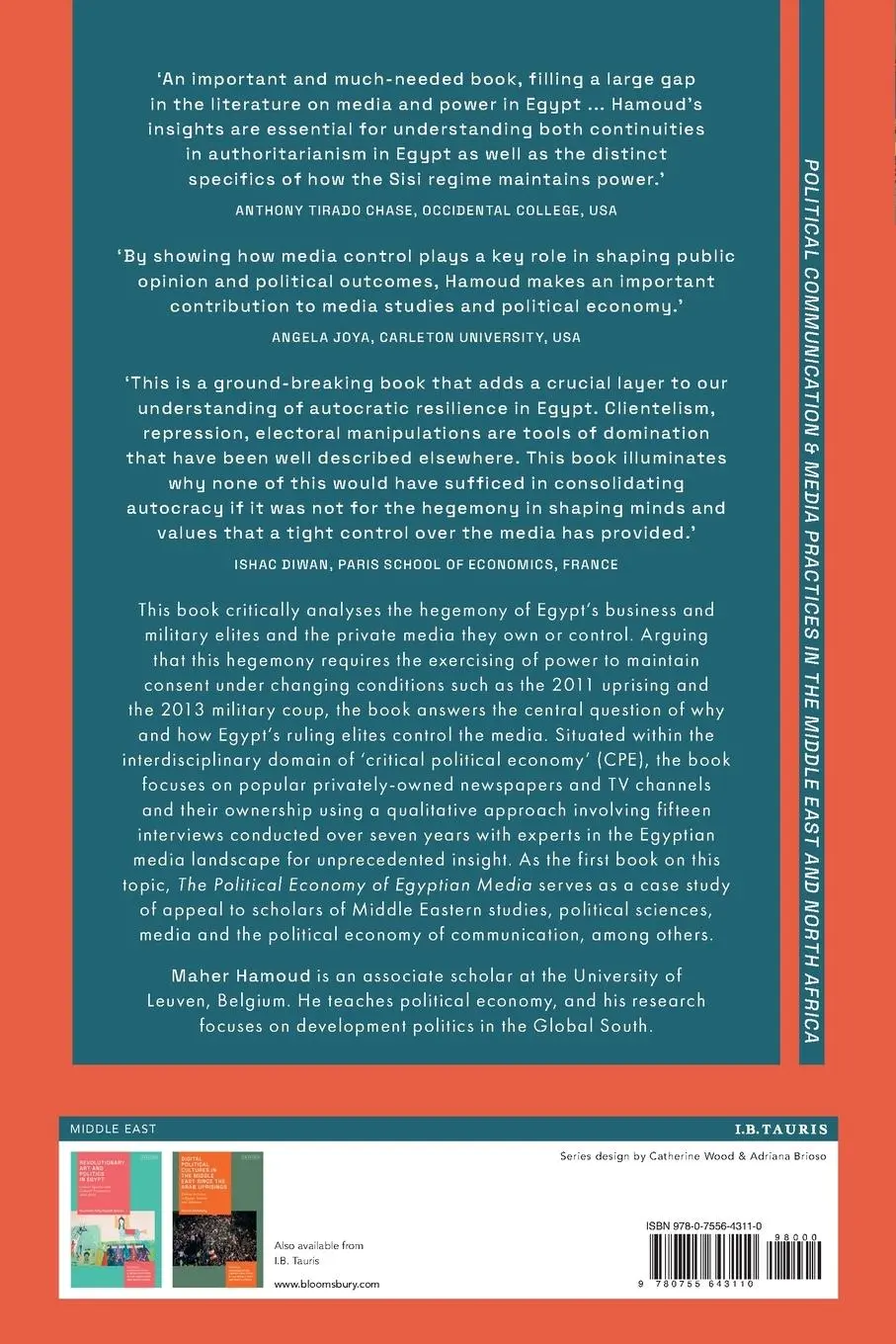 Rückseite: 9780755643110 | The Political Economy of Egyptian Media | Maher Hamoud | Taschenbuch