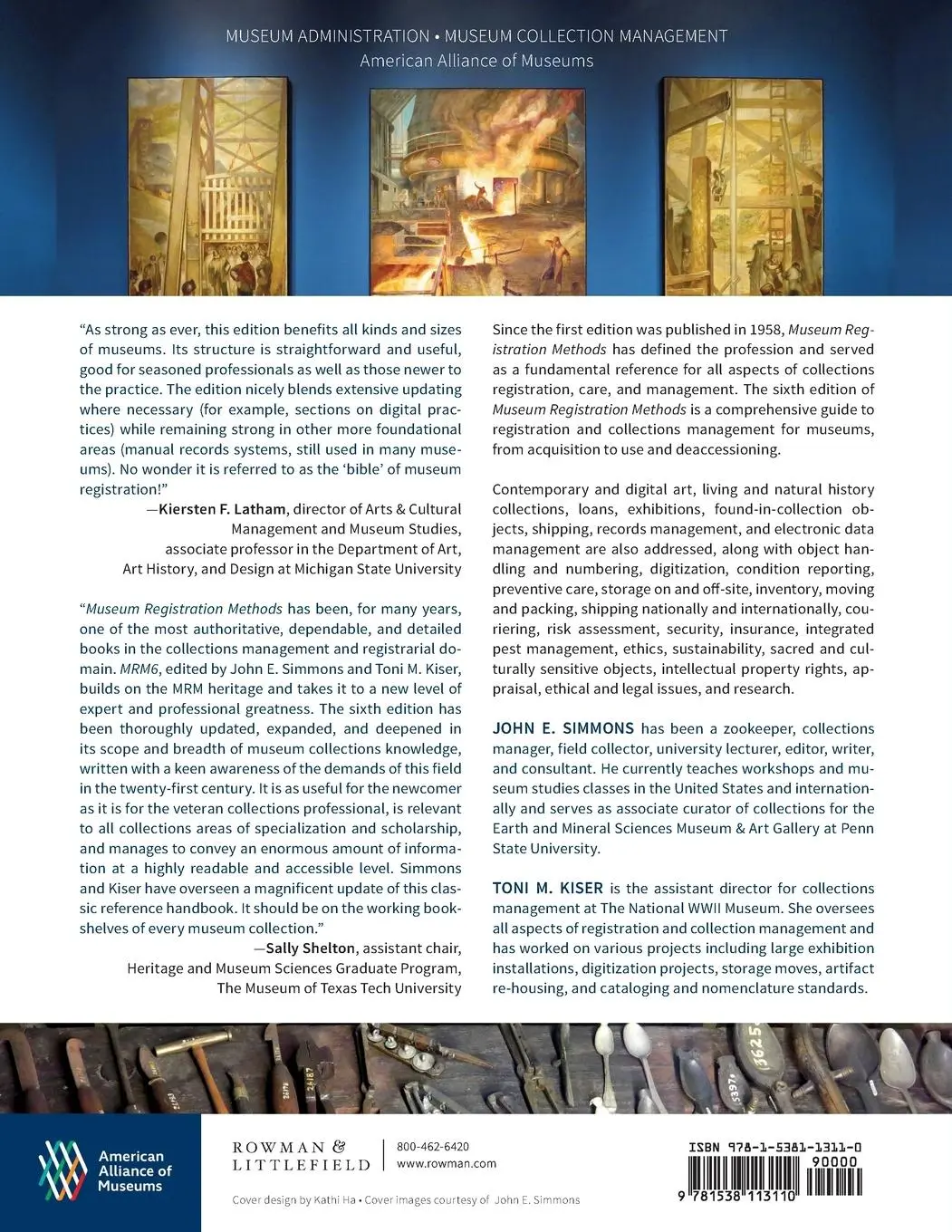 Rückseite: 9781538113110 | Museum Registration Methods | John E. Simmons (u. a.) | Taschenbuch