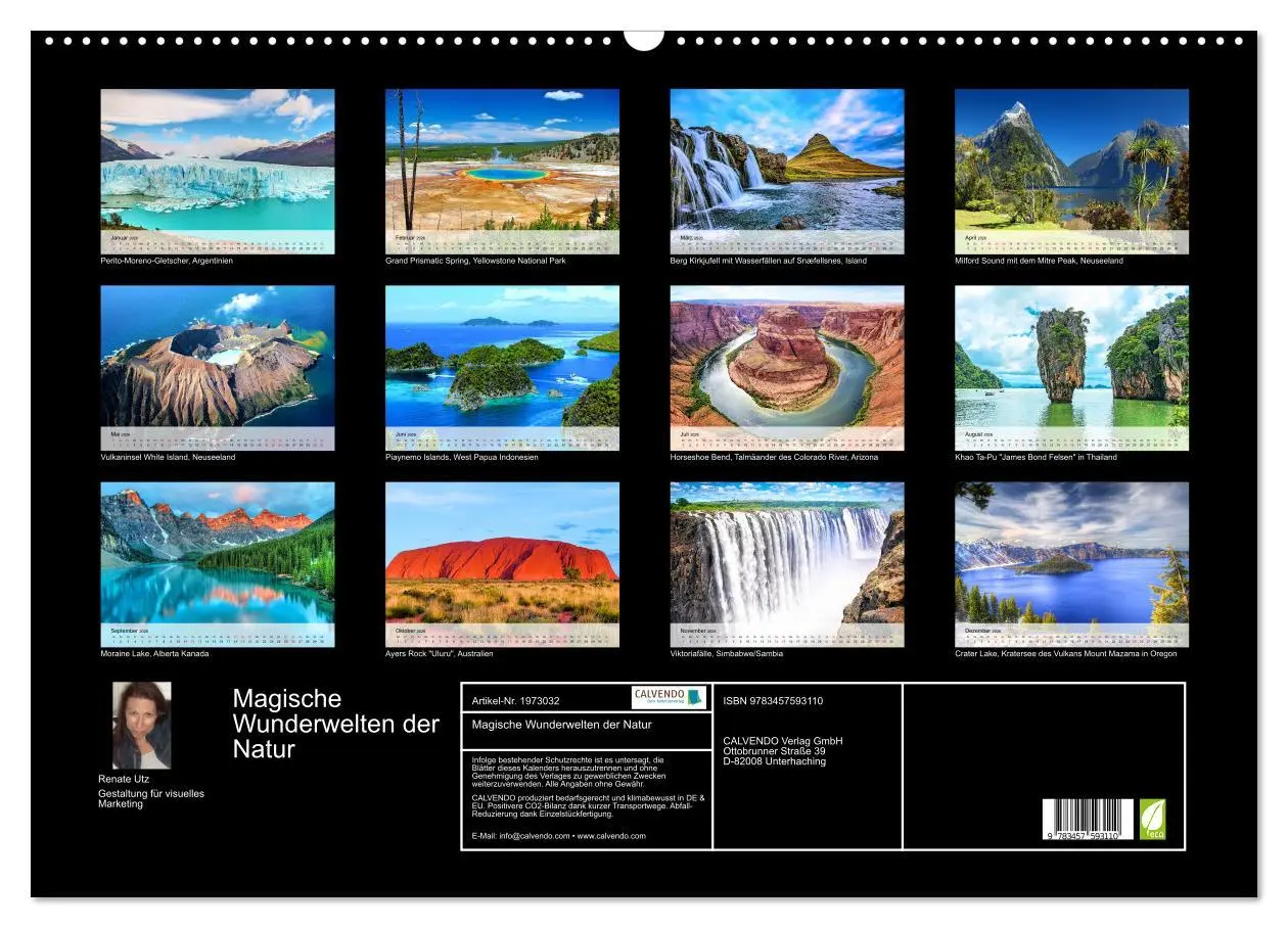 Bild: 9783457593110 | Magische Wunderwelten der Natur (Wandkalender 2026 DIN A2 quer),...