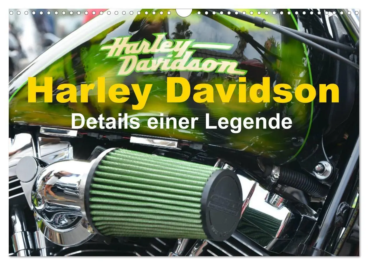 Cover: 9783457973110 | Harley Davidson - Details einer Legende (Wandkalender 2026 DIN A3...