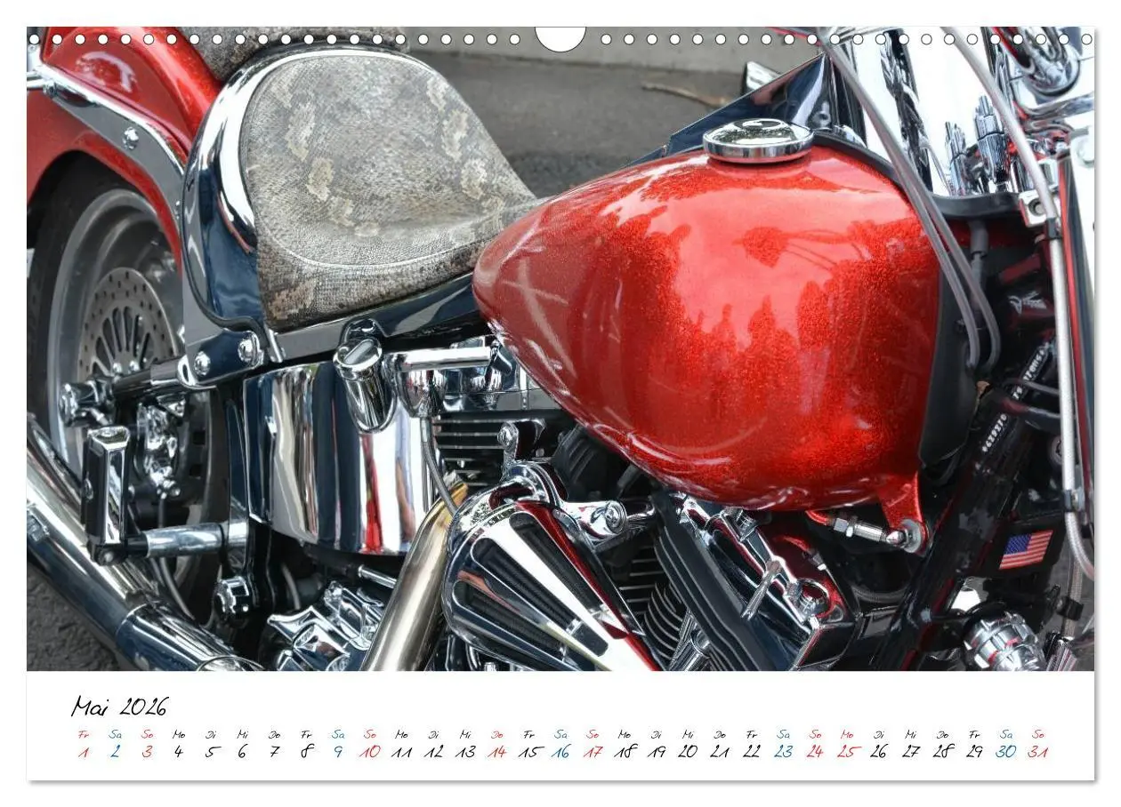 Bild: 9783457973110 | Harley Davidson - Details einer Legende (Wandkalender 2026 DIN A3...