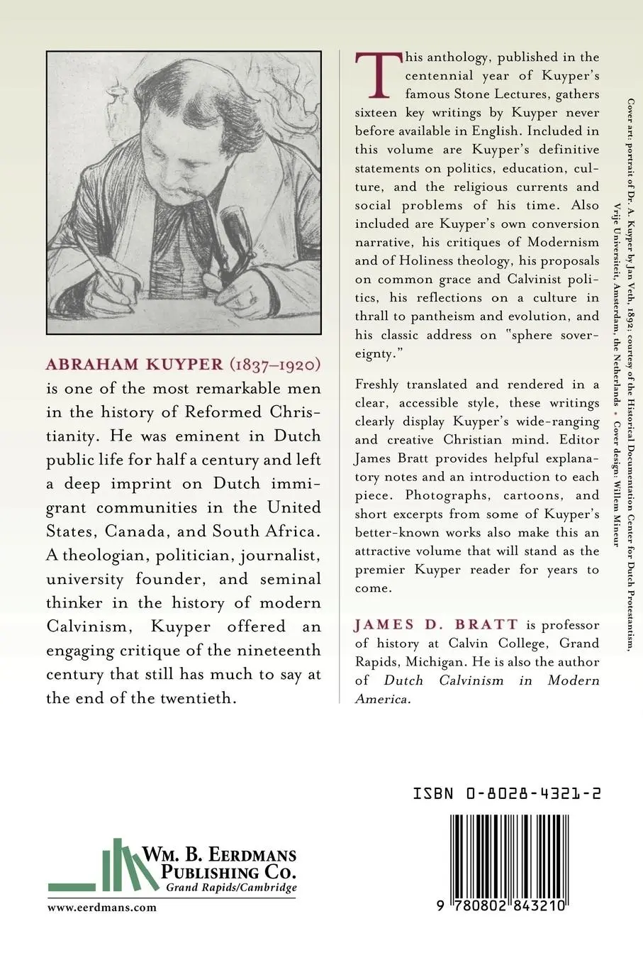Rückseite: 9780802843210 | Abraham Kuyper | A Centennial Reader | Abraham Kuyper | Taschenbuch