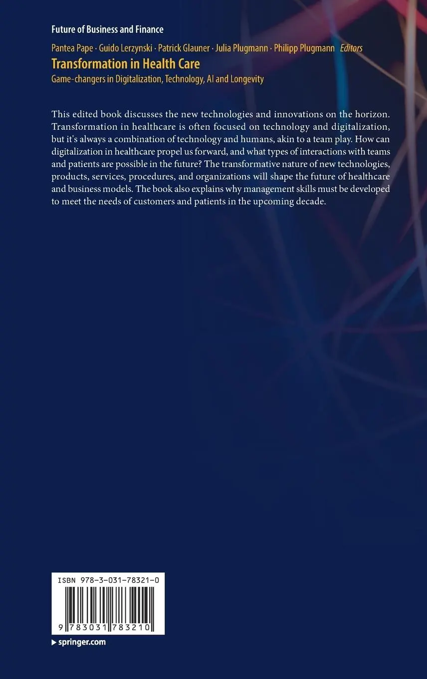 Rückseite: 9783031783210 | Transformation in Health Care | Pantea Pape (u. a.) | Buch | viii
