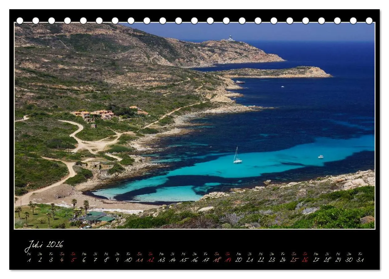 Bild: 9783457963210 | Korsika - Insel rauer Schönheit (Tischkalender 2026 DIN A5 quer),...