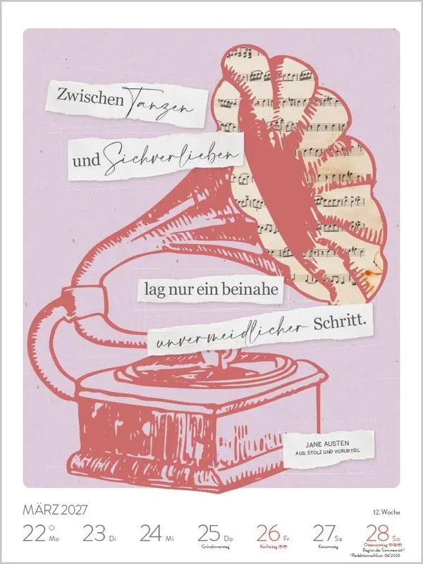 Bild: 9783819303210 | Literaturkalender 2027 | Korsch Verlag | Kalender | 54 S. | Deutsch