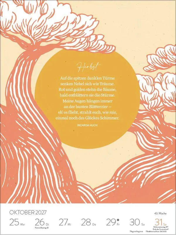 Bild: 9783819303210 | Literaturkalender 2027 | Korsch Verlag | Kalender | 54 S. | Deutsch