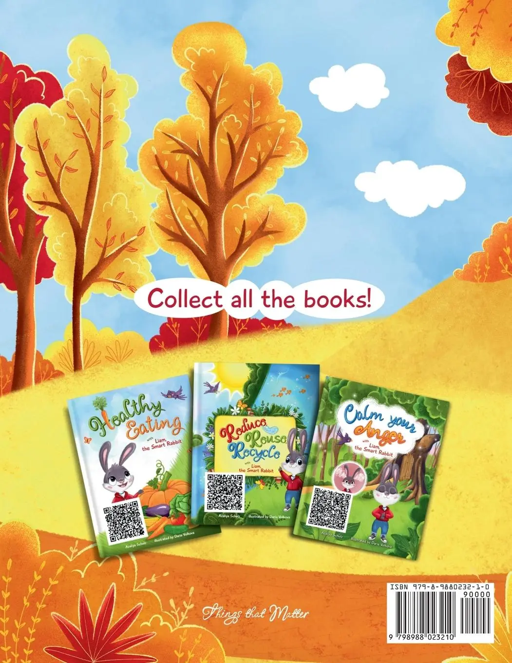Rückseite: 9798988023210 | Starting the School Year with Liam, the Smart Rabbit | Azaliya Schulz
