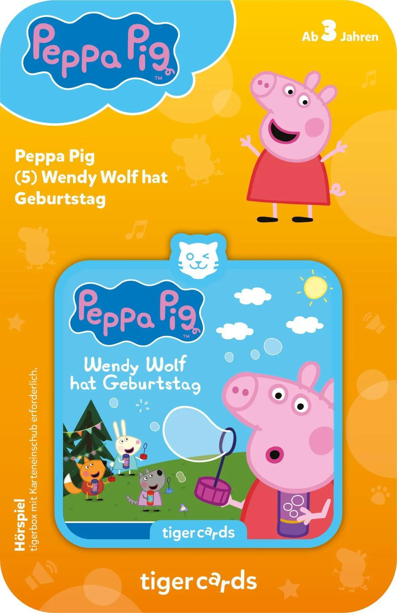 Bild: 4260535483310 | tigercard - Peppa Pig - Folge 5: Wendy Wolf hat Geburtstag | Deutsch