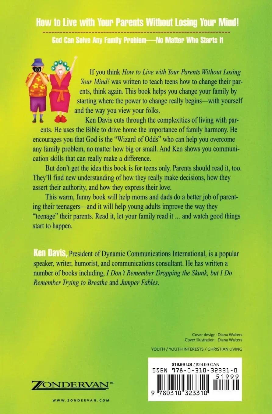 Rückseite: 9780310323310 | The How to Live with Your Parents Without Losing Your Mind | Ken Davis