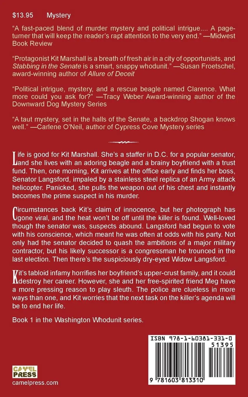 Rückseite: 9781603813310 | Stabbing in the Senate | Colleen J. Shogan | Taschenbuch | Englisch