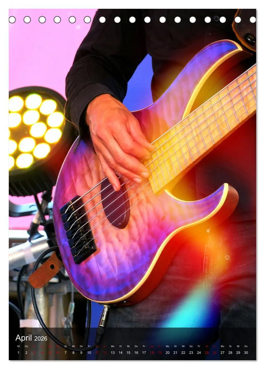 Bild: 9783516353310 | Rockgitarren in Concert (Tischkalender 2026 DIN A5 hoch), CALVENDO...