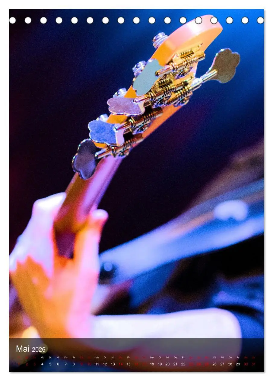 Bild: 9783516353310 | Rockgitarren in Concert (Tischkalender 2026 DIN A5 hoch), CALVENDO...