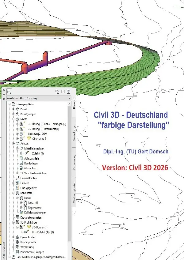 Cover: 9783565243310 | Civil 3D-Deutschland, 2026 "farbige Darstellung" (für Anwender) | Buch