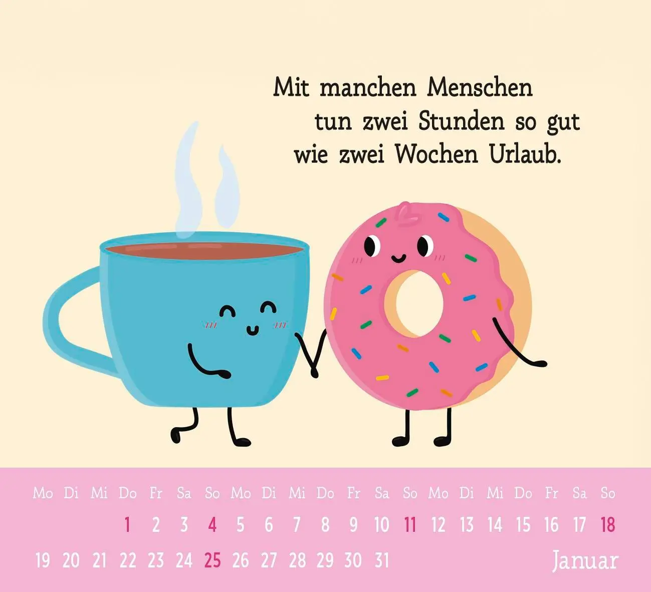 Bild: 4036442013410 | Mini-Kalender 2026: Der kleine Freundschaftskalender | Groh Verlag